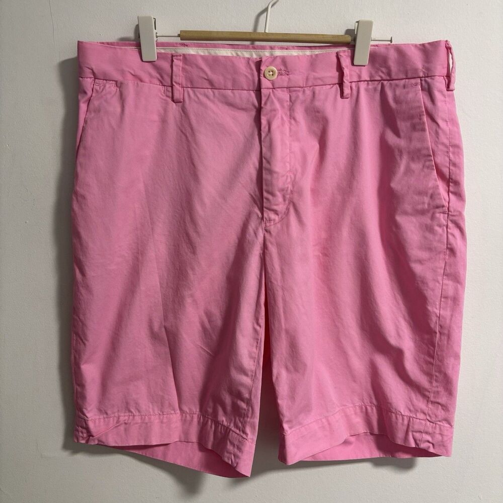 Polo Ralph Lauren Chino Shorts Men's Sz 33 Pink Classic Fit 10” Golf Preppy